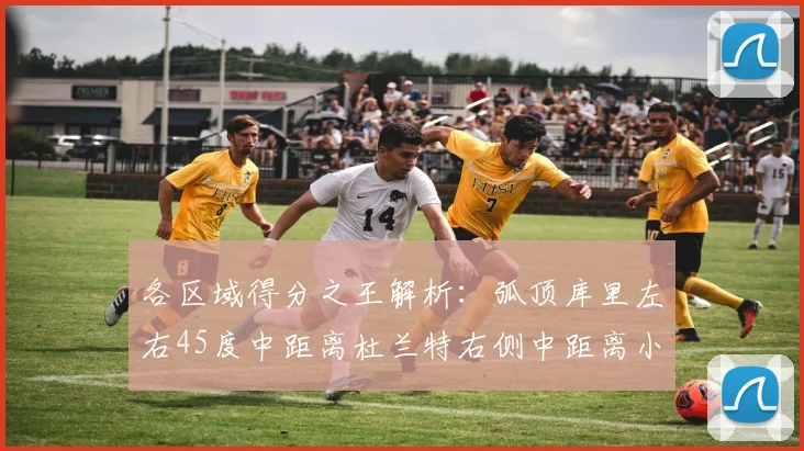 各区域得分之王解析：弧顶库里左右45度中距离杜兰特右侧中距离小卡的精彩表现